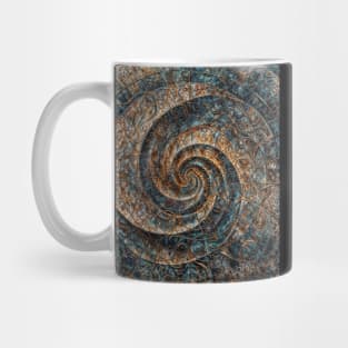 Interlocking Abstract Geometric Figures Dimensions Mug